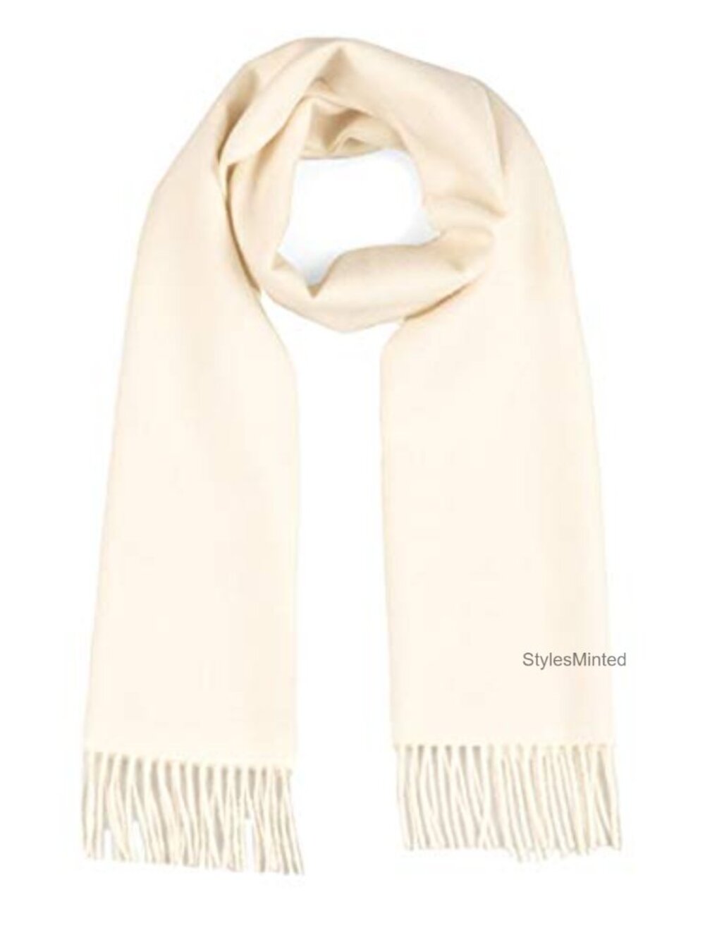 100% Baby Royal Alpaca Scarf Hand Twisted Fringe Itch Free Winter